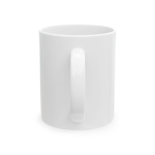 Gray Is The New Glam Ceramic Mug — Bold Typography Coffee Cup (11oz/15oz)